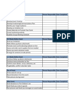 Fundraising Event Ideas and Planning Timeline