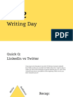 Day 2 Writing: LinkedIn vs Twitter Focus for VCs