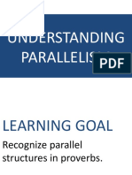 Understanding Parallelism in Proverbs