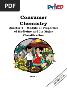 CCQ4 Module 1 Properties of Medicine and Its Major Classification