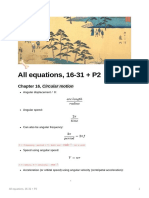 All equations from chapters 16-20