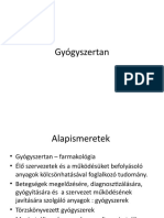 Gyógyszertan Jegyzetek