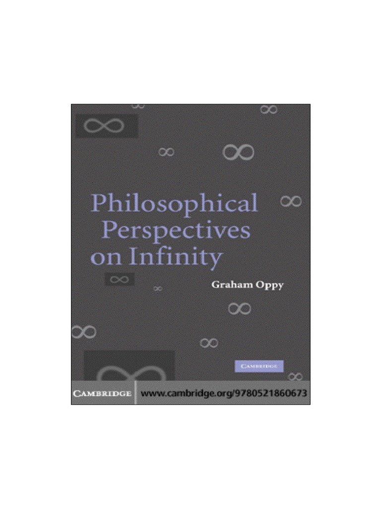 Graham Oppy Philosophical Perspectives On InfinityCambridge