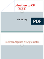 Week 5 - Boolean Algebra Logic Gates