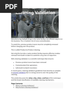 Cleaning Validation PDF