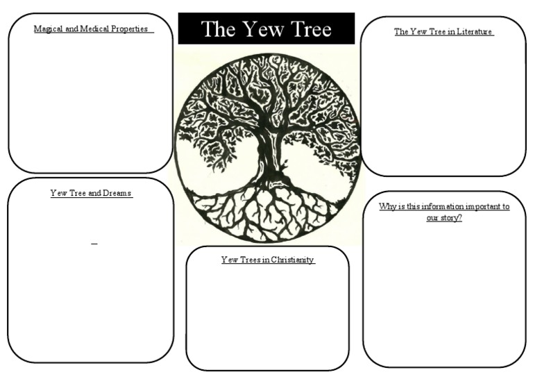 Year 7 The Yew Tree Worksheet PDF