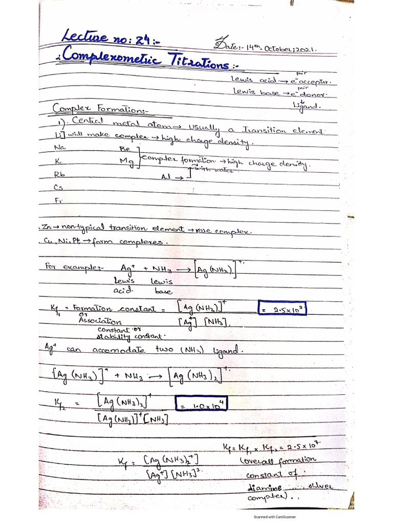 Complexometric Titrations PDF