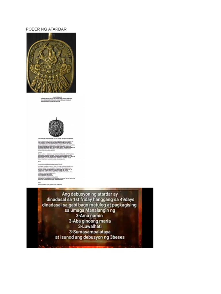 Poder NG Atardar PDF | PDF
