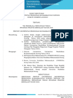 Keputusan Tentang Penetapan Tim Pelaksana PT PDF