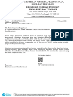 Surat Permintaan Data Kebutuhan Dosen Di Lingkungan Ditjen Diktiristek 1 PDF