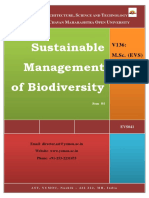 EVS041 - Sustainable Management of Biodiversity PDF