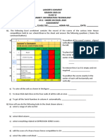 Vi - It - Computer Assignment - CH 2 More On Excel 2019 Session 23-24