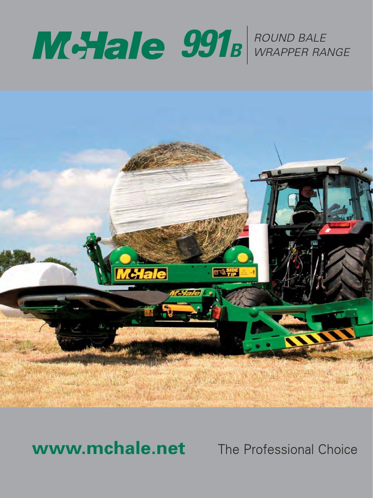 McHale 991 Round Bale Wrapper Features | PDF | Tractor | Loader (Equipment)