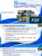 PPT CHP 18 Standard Costing, Kaizen Costing, Target Costing