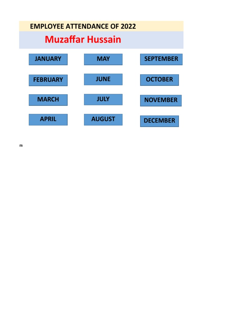 ATTENDANCE SHEET.xlsx | PDF