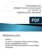 2018 - Hi-Madzhab & Perkembangan Hukum Islam