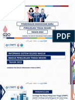 Informasi Seleksi Masuk PTN 2022 Oleh LTMPT v12