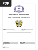 Ium Assignment Cover Page-1 | PDF | Business