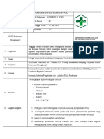 STANDAR OPERASIONAL PROSEDUR IPAL (SPO) Tanggap darurat Ipal ..