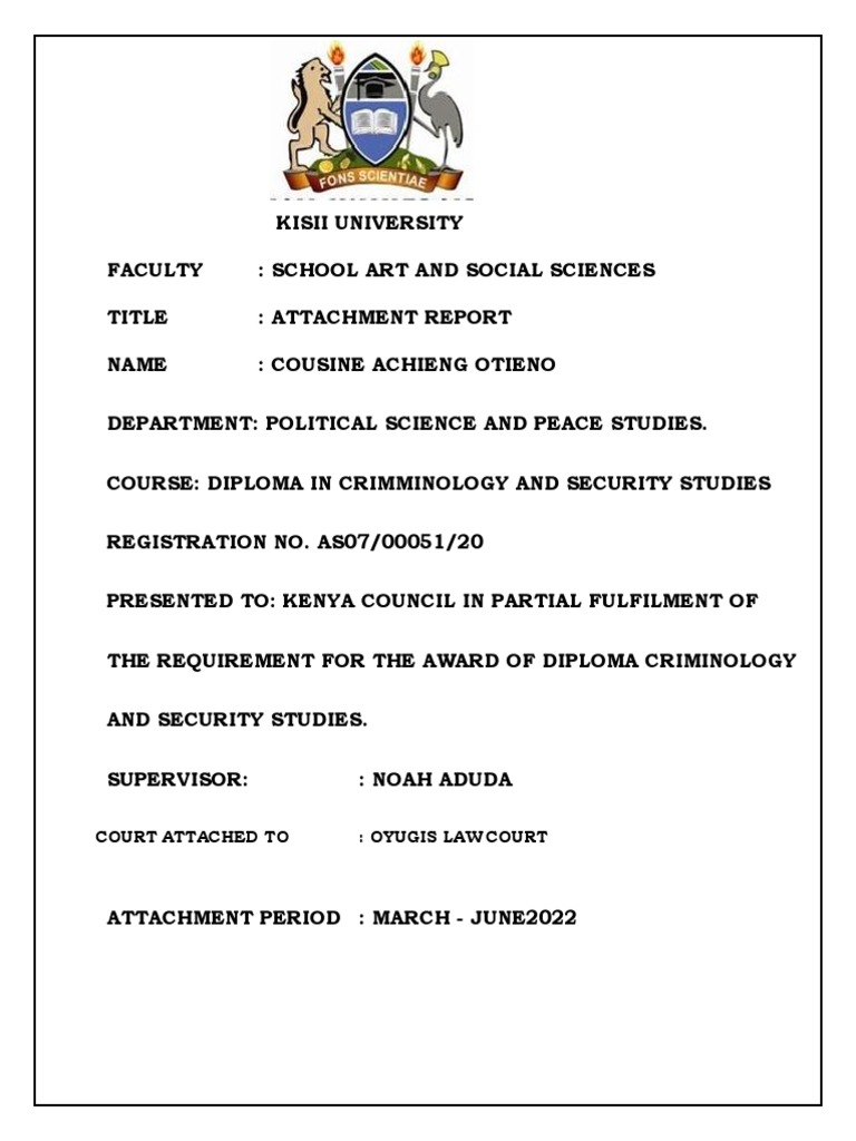 sample-attachment-report-diploma-in-criminology-and-security-studies