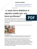 BITTENCOURT, C. 'O Bom Livro Didático É Aquele Usado Por Um Bom Professor' (Nova Escola)