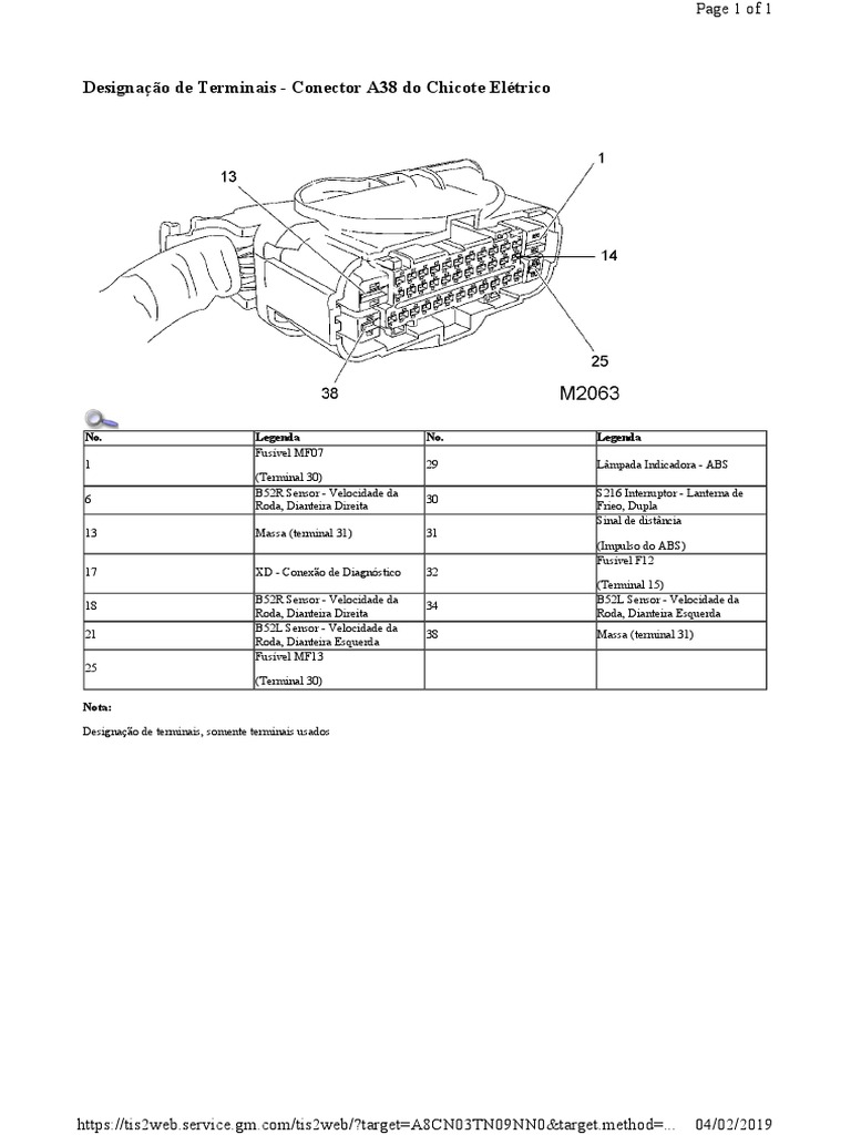 Diagrama ABS Bosch 8 S10 2011 2012 | PDF | Freios ABS | Indústria ...