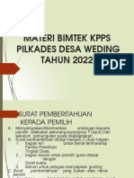 Materi Bimtek KPPS Nanti Malam