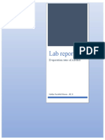 Alcohol - Lab Reports