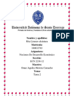 Rita Liranzo Alcántara, 100632783, ECN 2230-12, Tarea 2 PDF