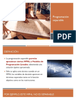 Programación Separable PDF