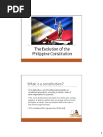 The Evolution of The Philippine Constitution