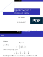 Teorema Dasar Kalkulus PDF
