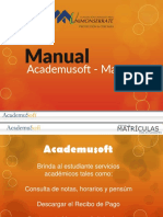 Manual Matricula Estudiante FUM