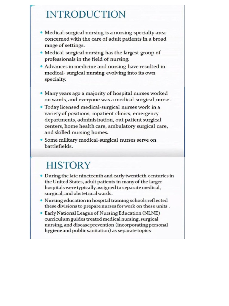 Medical Surgical Nursing Pdf Pdf