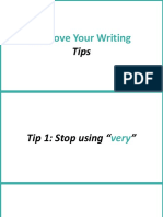 5 Writing Tips