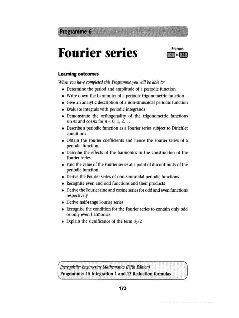 Fourier Series | PDF