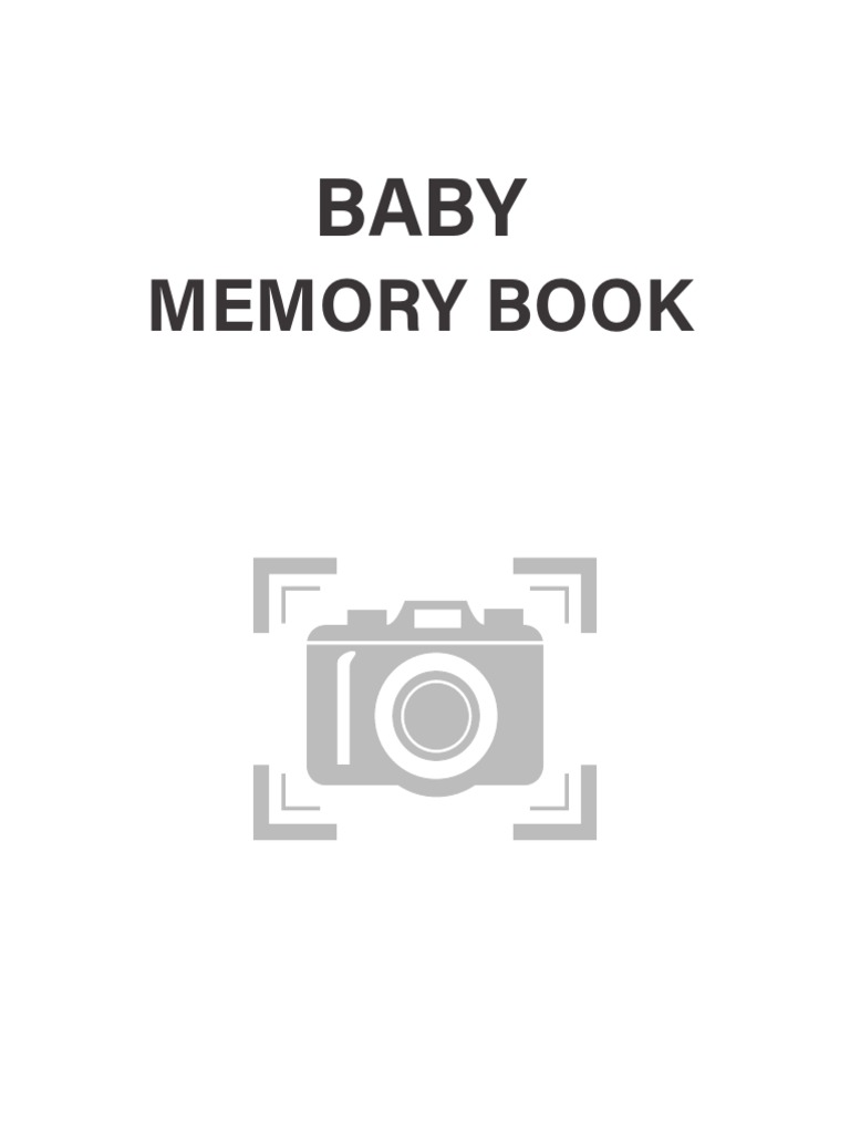 Baby memory book 8 5x11 inches pdf