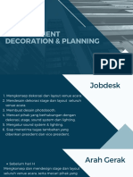 Departement Decoration & Planning
