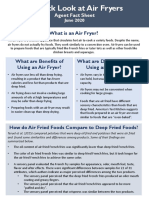 Air Fryer Agent Fact Sheet