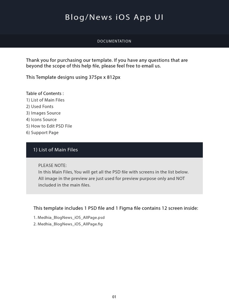 Help Documentation PDF