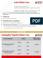 Anexo 2. Campaña Toyota Value (Feb)