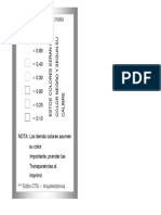 Tablas Calibres Autocad