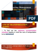Fall 2022-2023 - Engineering Management - Chapter 5 - Transportation Model (2) (1).pptx