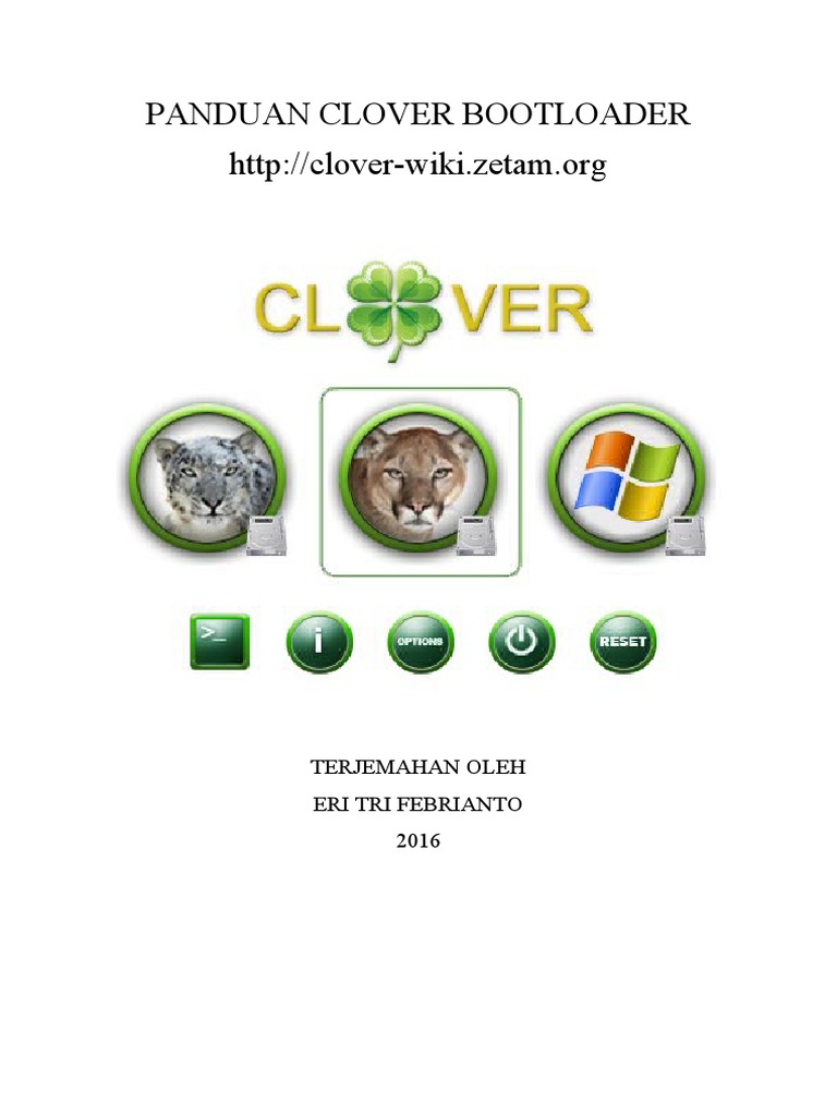 Panduan Instalasi Clover Bootloader | PDF