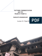 Architecture Conservation of Pujari Math in Bhaktapur