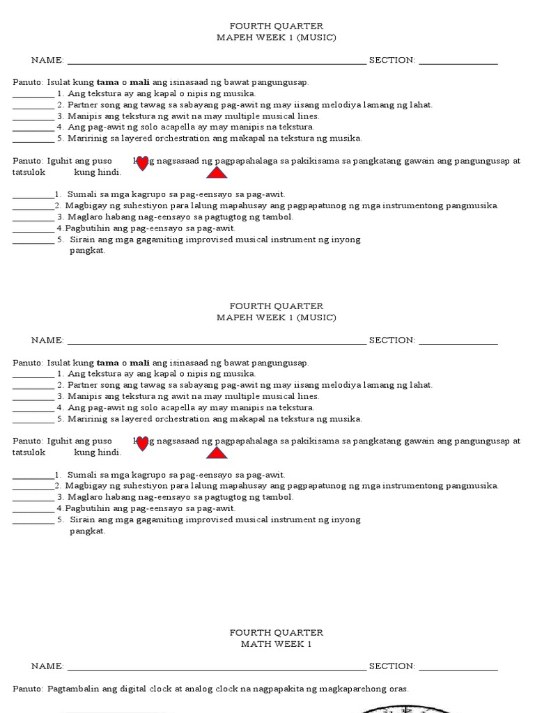 Week 1 Summative Test 4th Qt Pdf