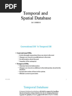 Temporal and Spatial Database