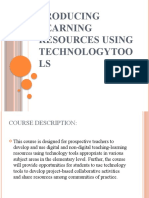 Producing Learning Resources Using TechnologyTools Sir Fan
