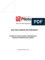 Documento Guía Elaboración de Monografías