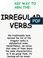 Categorizing Irrigular Verbs